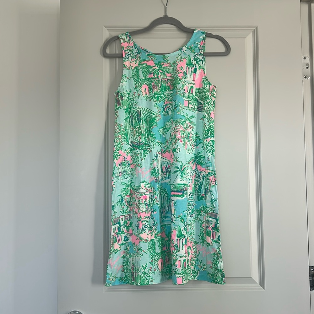 Lilly Pulitzer XS Dress, Green/Pink/Blue